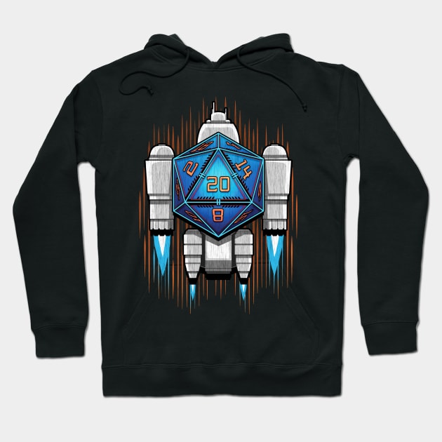 Starship D20 Hoodie by MaratusFunk